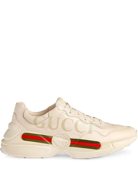 gucci rhyton farfetch|Gucci Rhyton Leather Sneakers .